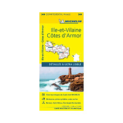 MICHELIN Carte départementale Côtes d’Armor et Ille-et-Vilaine