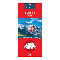 Michelin Carte Nationale Suisse 2026 - 1:400 000