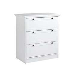 Finori Landwood Commode 3 tiroirs - Blanc