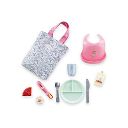 Corolle Mon Grand Poupon - Set repas floral 36/42 cm pas cher