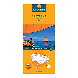 MICHELIN Carte Régionale Bretagne 2026 - Rennes - 1:200 000