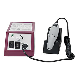 Avizar Ponceuse à Ongles Électrique 20W Compact Vitesse Réglable Bordeaux