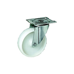 PRODIF SOMEC 22025 - Roulette pivotante à platine 50 mm - Blanc