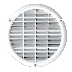 AUTOGYRE Grille d’air encastrée ronde 184 mm - Blanc