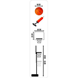 Panier de Basket pour Enfants MARVEL Support Réglable 122-155 cm pas cher