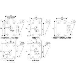 ISEO ARNOV ZENITH - Contreplaque bronze-or Ø23 mm
