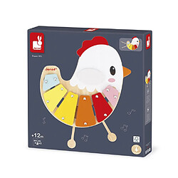 Janod Ferme Xylo Poulette - Multicolore