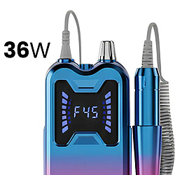 Avizar Ponceuse à Ongles Rechargeable 36W avec Vitesse Variable et Affichage LED pas cher