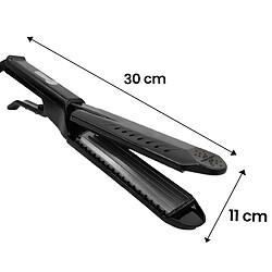 Acheter Avizar Fer À Lisser 45W Effet Wavy avec Chauffe Rapide pour Ondulations Noir