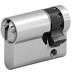 WILKA 1410 Demi-cylindre 50/10 mm - 3 clés - Nickelé