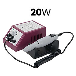 Avizar Ponceuse à Ongles Électrique 20W Compact Vitesse Réglable Bordeaux pas cher