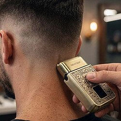 Avis Sikaysen Rasoir Électrique à Double Grille avec Affichage Numérique LED Rechargeable Dorée