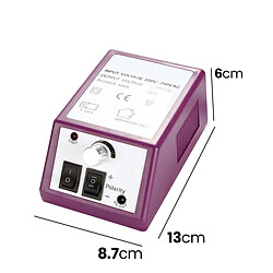 Acheter Avizar Ponceuse à Ongles Électrique 20W Compact Vitesse Réglable Bordeaux