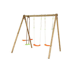 Aléo by Trigano Darifou - Portique en bois 2,30 m - 2 balançoires