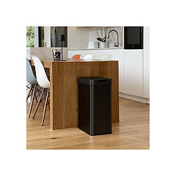 Kitchen Move SILVERLAKE - Poubelle sensor 70L - Noir mat