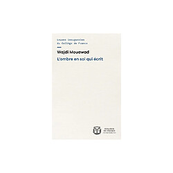 Wajdi Mouawad - L’ombre en soi qui écrit - Broché