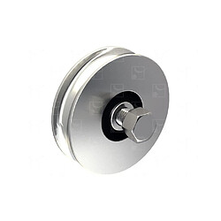 MANTION 20121R21 - Galet de porte coulissante 120 mm - Gorge ronde