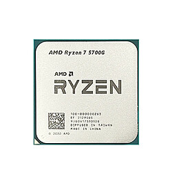 AMD Ryzen7 5700G AM4 7NM 3.8/4.6GHz Has integrated graphics card No fan-Tray