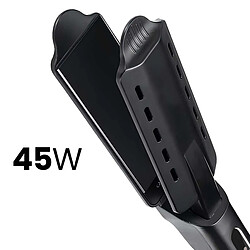 Avizar Fer à Lisser / Boucler pour Tous Types de Cheveux 45W Noir pas cher