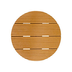 Nature Directe NATURE Plateau à roulettes pour plantes WPC Ø30 cm