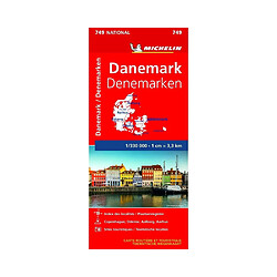 Michelin Travel Partner Carte Danemark 1:330 000
