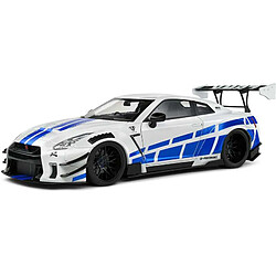 Solido Nissan GT-R R35 Liberty Walk 2.0 Bleu 1:18