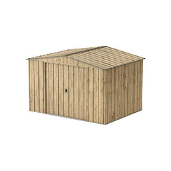 DURAMAX Abri de jardin métal imitation bois 7,75 m²