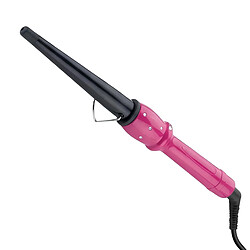 Avizar Fer À Boucler Conique 50W pour Boucles et Ondulations Chauffe Rapide Rose