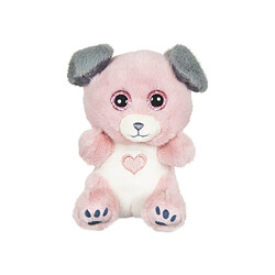 GIPSY TOYS Cutydoo Love Chien Peluche 13 cm Rose Gris