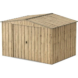 DURAMAX Abri de jardin métal imitation bois 7,75 m²