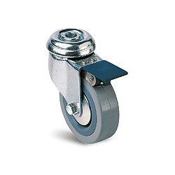 GUITEL Roulette pivotante avec frein Ø100 mm - Platine