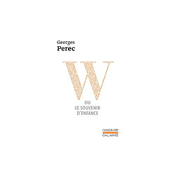 Gallimard Georges Perec - W ou le souvenir d’enfance