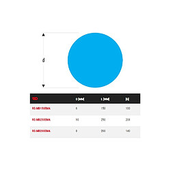 FACOM RD.MD150EMA Lime ronde demi-douce 150 mm