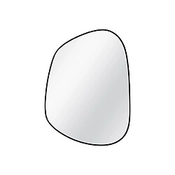 Table Passion Miroir métal noir organic 50x68 cm