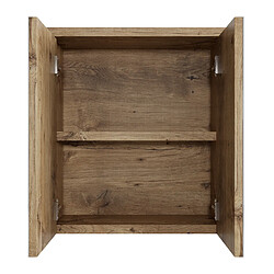 BADPLAATS Armoire de toilette Toledo 60 x 60 cm - Chene châtaigne