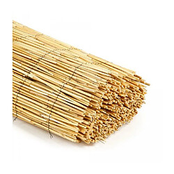 Tapis de paille - NATURE - Tiges de roseau naturel écorcées - 5 x 1 m