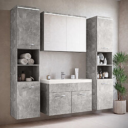 Avis Colonne de salle de bain Paso 160 cm - Badplaats - Gris - Haut colonne