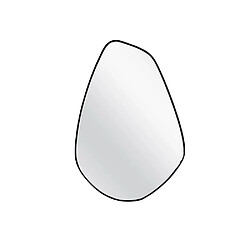 Table Passion Miroir métal noir organic 46x66 cm