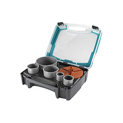 WOLFCRAFT Kit trépan maçonnerie 5 pièces Ø33-103 mm