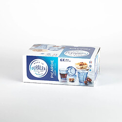 Duralex Le Picardie - Verre à eau - Bleu Marine - 25cl (Lot de 6)