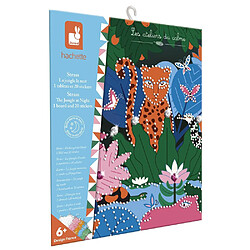 JANOD Diamond Painting Kit Strass Jungle La Nuit