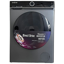 LINARIE Lave-linge hublot LJWM1214FTG Gris 12kg 1400 tours moteur Direct Drive 14 programmes
