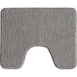 Guy Levasseur Tapis de toilette uni en polyester gris 50x40cm