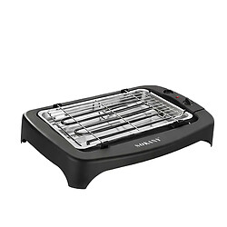 Sokany Barbecue Électrique 38cm 2200W Antiadhésif Thermostat Réglable Noir