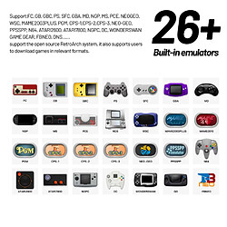 Trimui Smart Pro 4,96" IPS Linux WIFI Bluetooth 5000mAh 128 Go - Noir pas cher