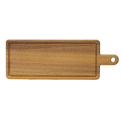 Sabatier Trompette Célestin - Planche à découper rectangulaire 48 x 17 x 1.5 cm avec rigole et poignée