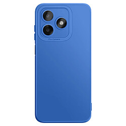 Avizar Coque pour Honor X5c Plus en Silicone Souple avec Renfort Bloc Caméra Bleu