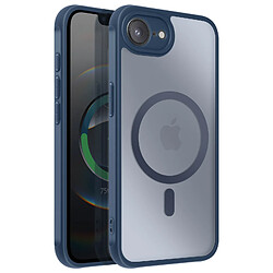 Avizar Coque pour iPhone 17e Compatible MagSafe Collection Frost Color Bleu nuit