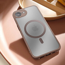 Acheter Avizar Coque pour iPhone 17e Compatible MagSafe Collection Frost Color Marron