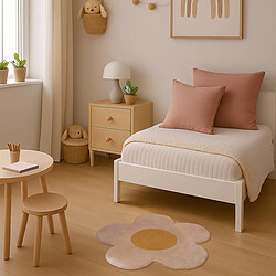 Acheter Future Home Tapis marguerite enfant en coton tufté 80x80cm